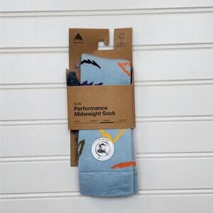 Burton Kids Performance Midweight Merino Wool Socks- S/M
